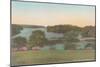 Tashwood Pond, Martha's Vineyard-null-Mounted Premium Giclee Print