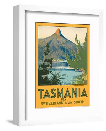 Vintage Tasmania Tasmanian Switzerland Of The South Travel poster   #3