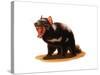 Tasmanian Devil-Spencer Sutton-Stretched Canvas