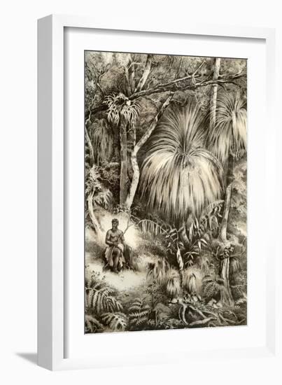 Tasmanian Forest Scene, 1879-McFarlane and Erskine-Framed Giclee Print