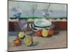 Tasse, verre et fruits, Paul Cezanne-Paul Cezanne-Mounted Giclee Print