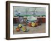 Tasse, verre et fruits, Paul Cezanne-Paul Cezanne-Framed Giclee Print