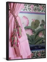 Tassels, Pink Curtains and Painted Walls, the Shiv Niwas Palace Hotel, Udaipur, India-John Henry Claude Wilson-Framed Photographic Print