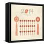 Tassels Set With Chinese Zodiac Signs-Yurumi-Framed Stretched Canvas