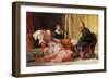 Tasso and Elenora D'Este-Domenico Morelli-Framed Giclee Print