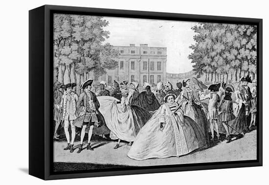 Taste a La Mode, 1745-F Patton-Framed Stretched Canvas