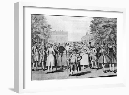 Taste a La Mode in the Year 1735: Being the Contrast to the Year 1745-Evan Davis-Framed Giclee Print