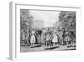 Taste a La Mode in the Year 1735: Being the Contrast to the Year 1745-Evan Davis-Framed Giclee Print