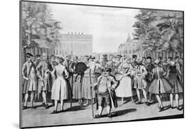 Taste a La Mode in the Year 1735: Being the Contrast to the Year 1745-Evan Davis-Mounted Giclee Print