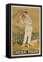 Taste and Conpare, Chocolate Advertisement-null-Framed Stretched Canvas