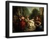 Taste (From the Series the Five Senses), Late 1720s or Early 1730s-Jean Raoux-Framed Giclee Print