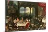 Taste, Hearing and Touch, 1618-Jan Brueghel the Elder-Mounted Giclee Print