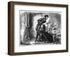 Taste in 1854-Villikins and His Dinah in the Drawing Room-null-Framed Art Print