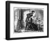 Taste in 1854-Villikins and His Dinah in the Drawing Room-null-Framed Art Print