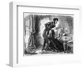 Taste in 1854-Villikins and His Dinah in the Drawing Room-null-Framed Art Print