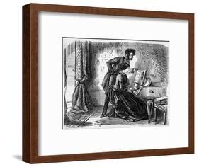 Taste in 1854-Villikins and His Dinah in the Drawing Room-null-Framed Art Print