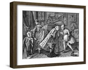 Taste in High Life, 1746-William Hogarth-Framed Giclee Print