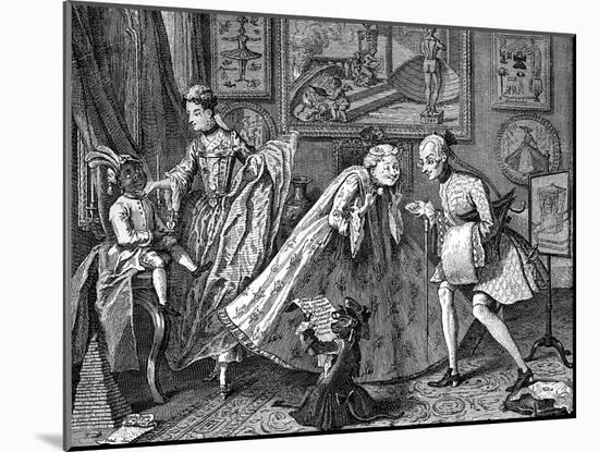 Taste in High Life, 1746-William Hogarth-Mounted Giclee Print