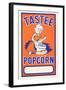 Tastee Popcorn-null-Framed Art Print