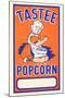 Tastee Popcorn-null-Mounted Art Print