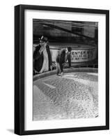 Tasters Testing Whiskey at Jack Daniels Distillery-Ed Clark-Framed Photographic Print