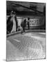 Tasters Testing Whiskey at Jack Daniels Distillery-Ed Clark-Mounted Photographic Print