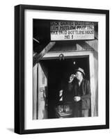 Tasters Testing Whiskey at the Jack Daniels Distillery-Ed Clark-Framed Photographic Print