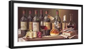 Tasting Clarets-Raymond Campbell-Framed Giclee Print