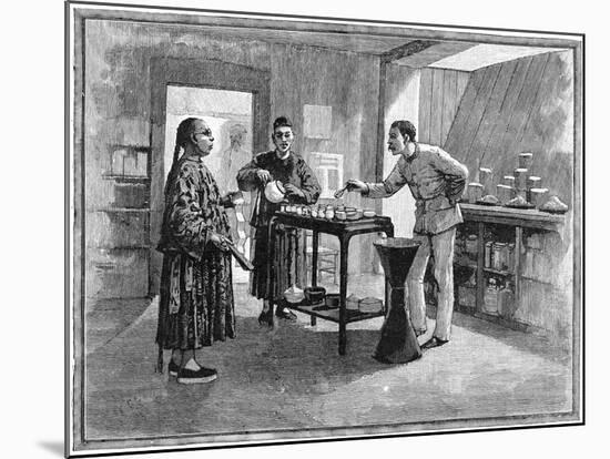 Tasting Tea in China, 1888-null-Mounted Giclee Print