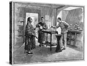 Tasting Tea in China, 1888-null-Stretched Canvas