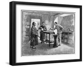 Tasting Tea in China, 1888-null-Framed Giclee Print