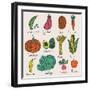 Tasty Vegetables-smilewithjul-Framed Art Print