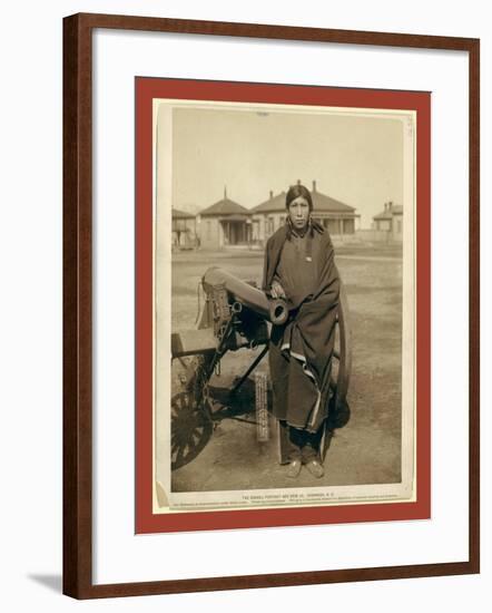 Tasunka, Ota (Alias Plenty Horse[S]), the Slayer of Lieut. Casey, Near Pine Ridge, S.D-John C. H. Grabill-Framed Giclee Print