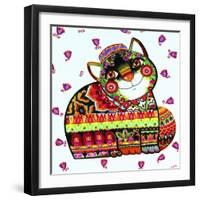 Tatar Cat-Oxana Zaika-Framed Giclee Print