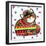 Tatar Cat-Oxana Zaika-Framed Giclee Print