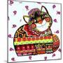 Tatar Cat-Oxana Zaika-Mounted Giclee Print