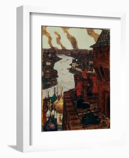 Tatars are Coming! End of XIVth Century, 1909-Appolinari Mikhaylovich Vasnetsov-Framed Giclee Print