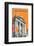 Tate Britain (Orange) - Dave Thompson Contemporary Travel Print-Dave Thompson-Framed Giclee Print