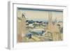 Tatekawa in Honjo, 1831-1834-Katsushika Hokusai-Framed Giclee Print