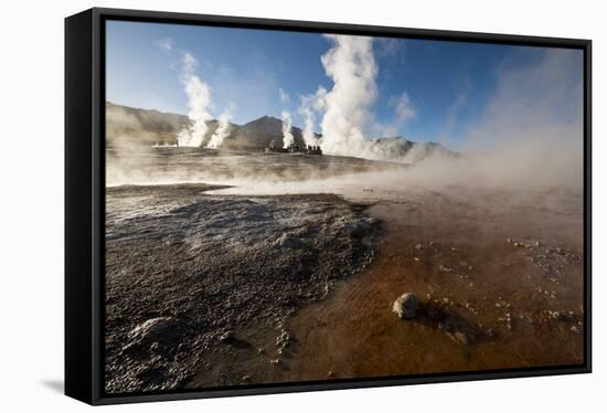 Tatio Geysers, Atacama Desert, El Norte Grande, Chile, South America-Ben Pipe-Framed Stretched Canvas