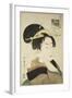 Tatsumi Roko, from the Series Renowned Beauties Likened to the Six Immortal Poets, C.1794-96-Kitagawa Utamaro-Framed Giclee Print