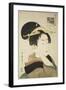 Tatsumi Roko, from the Series Renowned Beauties Likened to the Six Immortal Poets, C.1794-96-Kitagawa Utamaro-Framed Giclee Print