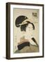 Tatsumi Roko, from the Series Renowned Beauties Likened to the Six Immortal Poets, C.1794-96-Kitagawa Utamaro-Framed Giclee Print