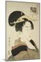 Tatsumi Roko, from the Series Renowned Beauties Likened to the Six Immortal Poets, C.1794-96-Kitagawa Utamaro-Mounted Giclee Print
