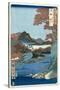 Tatsuta River, Yamato Province-Ando Hiroshige-Stretched Canvas