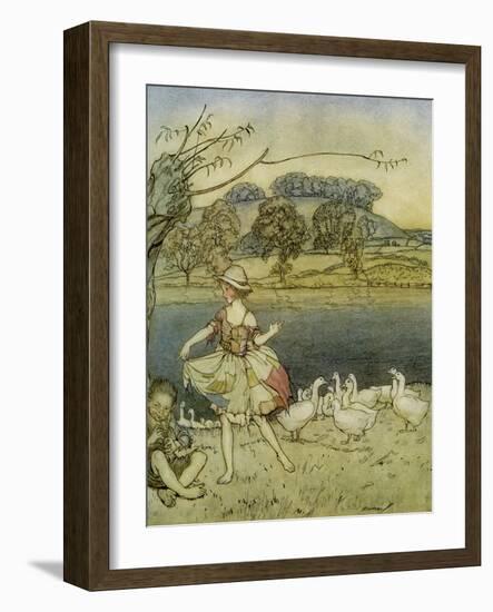 Tattercoats-Arthur Rackham-Framed Giclee Print