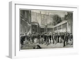 Tattersall's Horse Sale Yard at Hyde Park Corner, London, Pre 1865-Charles Mottram-Framed Giclee Print