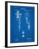 Tattoing Machine Patent 1891-null-Framed Art Print