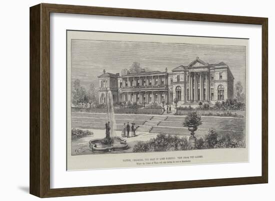 Tatton, Cheshire, the Seat of Lord Egerton, View from the Garden-Frank Watkins-Framed Giclee Print