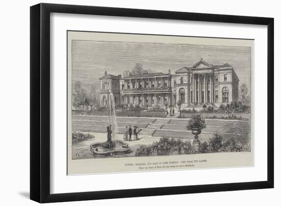 Tatton, Cheshire, the Seat of Lord Egerton, View from the Garden-Frank Watkins-Framed Giclee Print